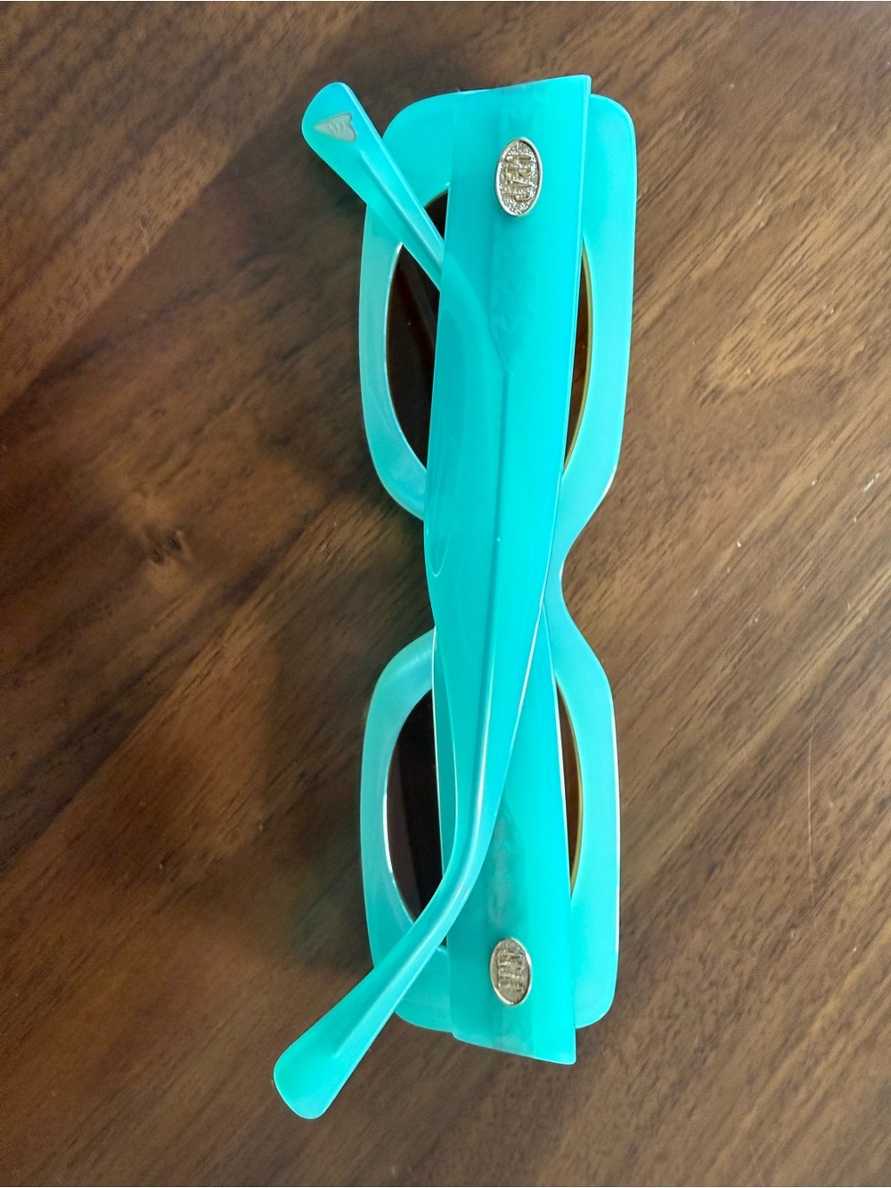 Rectangular Sunglasses - Bold Retro Frame - Picture 2 of 6